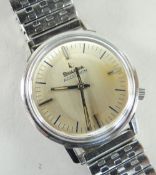 BULOVA ACCUTRON VINTAGE GENTS WRISTWATCH (appears to be running at time of cataloguing)
