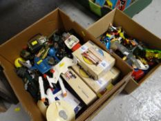 ASSORTMENT OF BOXED & LOOSE DIECAST VEHICLES including Aeroplane, Star Wars, Thunderbirds,