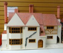 IMPRESSIVE 1920s-STYLE DOLLS MANSION HOUSE and furniture