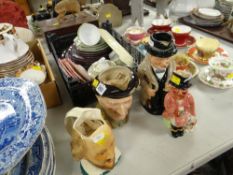 ROYAL WORCESTER CHARACTER JUG 'MONTY', together with assorted ceramics including Denby poppy