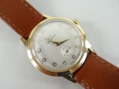 BOXED GARRARD 9CT MANUAL WRISTWATCH