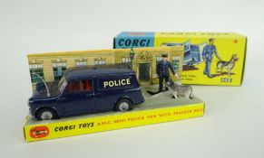 CORGI TOYS BMC MINI POLICE VAN with tracker dog, no.448