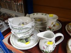 ASSORTED PORTMEIRION POTTERY including 'Botanic Garden', 'Fish', 'Birds of Britain'