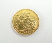 GOLD SOVEREIGN 1905