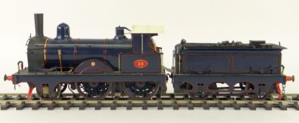 35 GER 2-L-O TENBER LOCO & THREE CREW MEN Auctioneer's Note: model 'O' gauge fine scale