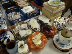 ASSORTED CERAMICS & GLASS