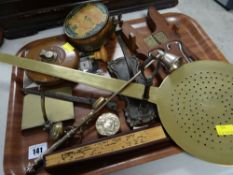 ASSORTED METALWARE & COLLECTABLES