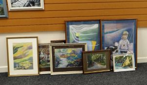 ASSORTED FRAMED PICTURES