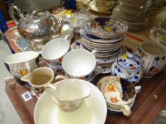 ASSORTED GAUDY WELSH TEAWARE ETC