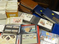 STAMPS & POSTCARDS / ISLE OF MAN / COLLECTION OF FIRST DAY COVERS / STAMPS CIRCA 1975 ONWARDS & A