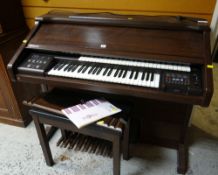 TECHNICS ELECTRIC ORGAN & STOOL