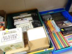 ASSORTED BOOKS including Beatrix Potter, cased volumes, children's novels ETC