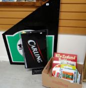 ASSORTED PUBLIC HOUSE ALE ADVERTISING SIGNS