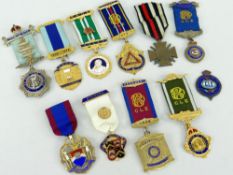 ASSORTED ROAB MEDALS some silver gilt