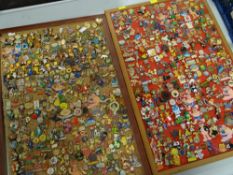 LARGE COLLECTION OF PIN BADGES