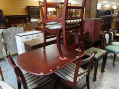ASSORTED REPRODUCTION FURNITURE including nest of three coffee tables, long-john coffee table,