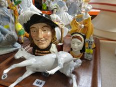 ASSORTED CERAMICS including a Beswick dappled grey horse