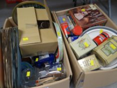 ASSORTED OLD TINS ETC