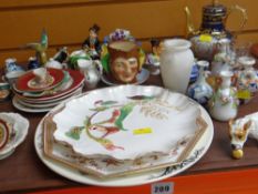ASSORTED CERAMICS including figurines and display plates ETC