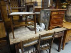ASSORTED CERAMICS & SMALL FURNITURE ETC
