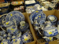 LARGE COLLECTION OF SPODE 'ITALIAN' BLUE & WHITE TABLEWARE