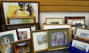 ASSORTED FRAMED PICTURES