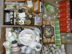 DUCHESS TEAWARE, part set, a quantity of drinking glasses, glass cabinet ware, horse brasses ETC