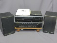 MIXED BRAND SOUND SYSTEM including a Sony high density linear converter, a Marantz integrated stereo