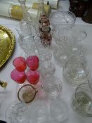 CRANBERRY GLASS and other quality glassware