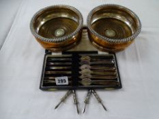 WINE COASTERS, lobster picks ETC