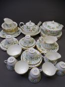 DUCHESS 'STRAWBERRY FIELDS' TEA & DINNERWARE, approximately fifty pieces