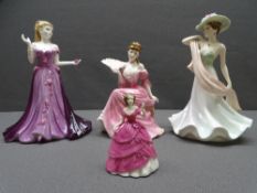 COALPORT FIGURINES, boxed - 'Summer Days', 'Barbara' and 'Jessica' ETC