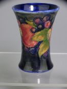 WILLIAM MOORCROFT 'POMMEGRANATE' VASE, cobalt ground, incised and impressed marks to the base with