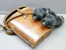 BINO, PRISM, No. 5 Mk II MILITARY BINOCULARS, cased