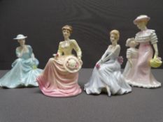 COALPORT FIGURINES - 'Hayley', 'Gail', 'Lady in Lace' and similar