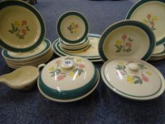 SUSIE COOPER 'MEADOW SWEET' DINNERWARE - approximately 30 pieces