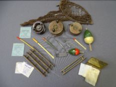 FISHING ITEMS - vintage reels including bakelite and other items