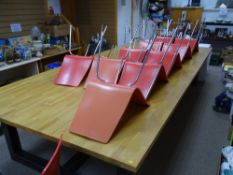 BOARDROOM /EXTRA LARGE TABLE, 4m x 1.9m, butcher's block oak worktop surface and heavy engineered