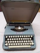 BROTHER VINTAGE CASED TYPEWRITER