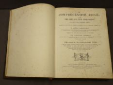 THE COMPREHENSIVE BIBLE, dated 1847