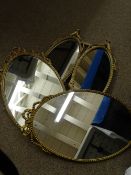 DECORATIVE GILT FRAMED MIRRORS