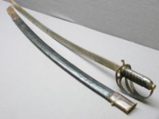 OFFICER'S SWORD - Indian, 95cms long