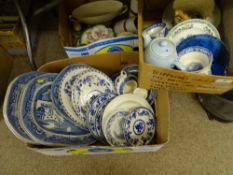 ASIATIC PHEASANT DRESSER PLATTERS, in good order with a quantity of other mixed porcelain