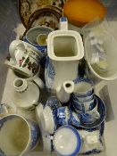 PORTMEIRION, Masons Brown Velvet and other assorted china