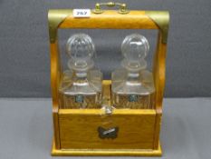 THOMAS WEBB TWO BOTTLE TANTALUS