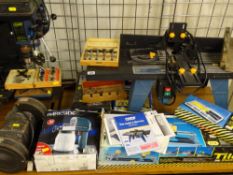 TOOLS - pillar drill, router table, boxed tools ETC E/T