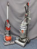 TWO DYSON UPRIGHT VACUUM CLEANERS E/T