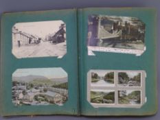 EDWARDIAN POSTCARDS, an old album of approximately 200, the majority of North Wales with some of