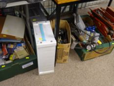 TOOLS - car jack, spanners, concertina tool box ETC, a good parcel