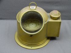 GIMBAL COMPASS - brass encased by 'Sestrel'